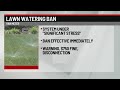 City of Van Meter issues immediate ban on lawn watering