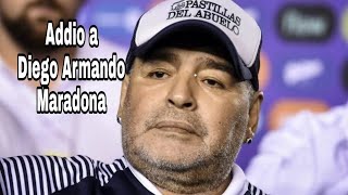 Addio a Diego Armando Maradona.