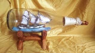 How to build - Goleta de Baltimore en botella || barco en botella || Ship In a Bottle.