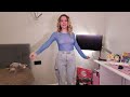 4k try on haul at home see through tops with mona showed more