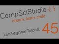 Java Beginner Programming Tutorial 45 Try Catch Blocks
