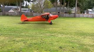 1941 Piper J5A First Flight after ground up rebuild