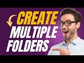 Create Multiple Google Folders from Sheets in One-Click!