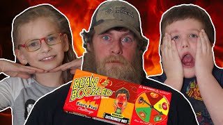 Eating Super HOT Jelly Beans With My Kids Bean Boozled Fiery Five!