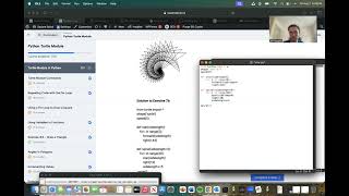Spiral of Stars in Python