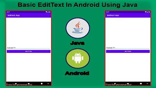 EditText App in android using java