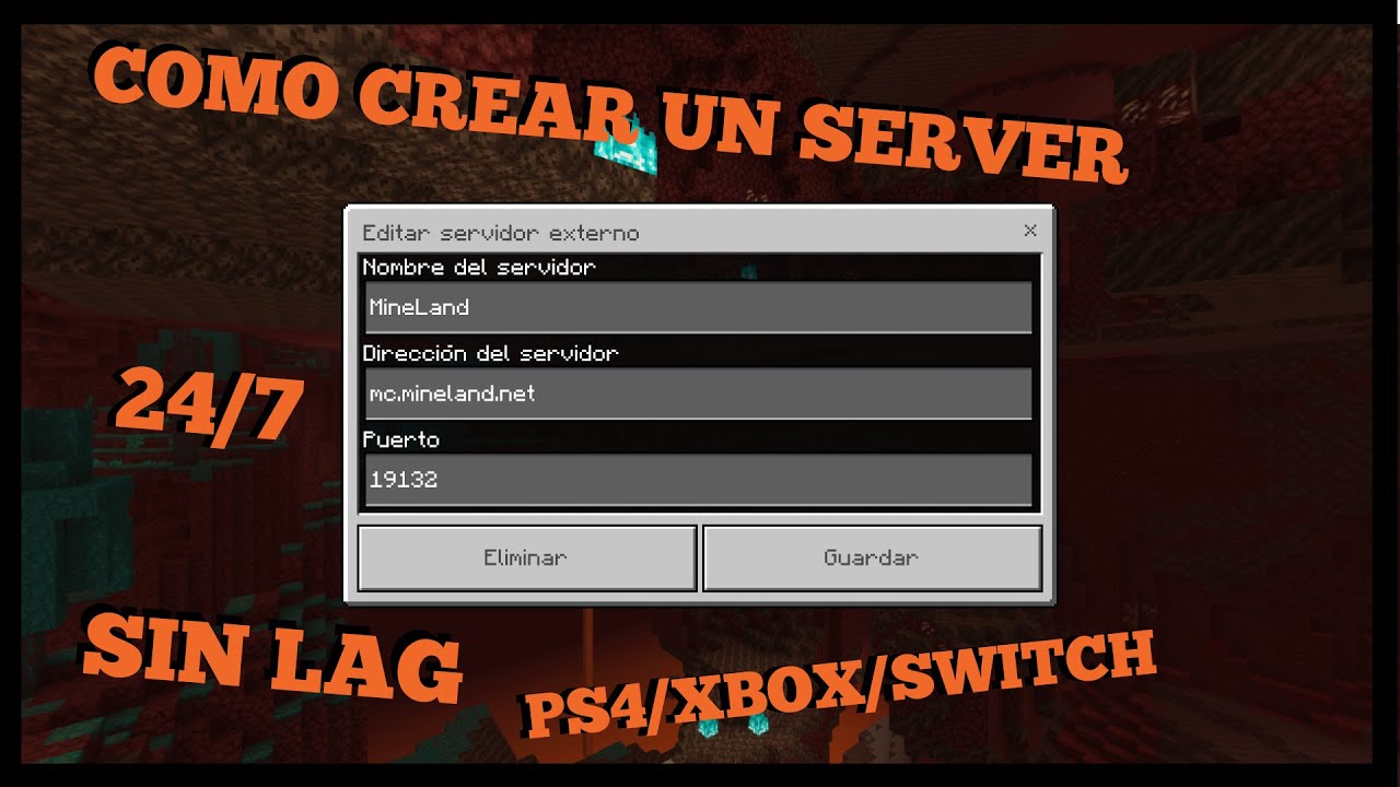 COMO CREAR UN SERVIDOR DE MINECRAFT BEDROCK | SIN LAG Y 24/7 - YouTube