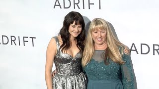 Shailene Woodley, Tami Oldham Ashcraft at the premiere of Adrift in Los Angeles