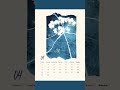 🍀💙 Cyanotype Calendar 2024 - pre-order until November 30th 💙🍀 #cyanotypes