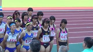 2015年IH 陸上 女子 4×100mリレー 決勝