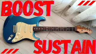 How to INCREASE guitar SUSTAIN - Tutorial