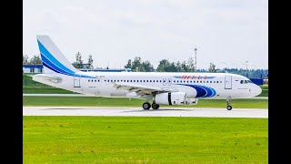 Airbus A320-232 VP-BCN  Yamal Landing at the Minsk MSQ/UMMS