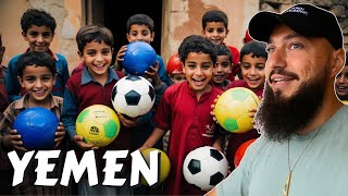 This Is How We Surprised Yemeni Kids In The Village 🇾🇪 (surreal experience)