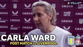 POST MATCH | Carla Ward on Liverpool Draw at Villa Park