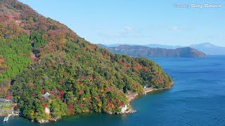 滋賀県高島市マキノ町 琵琶湖 マキノサニービーチ／海津大崎　ドローン 空撮 Drone 4K UHD Mavic2Pro