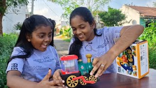 Spray Steam Train 🚂 Toy for Diya/DiyaIshwarya/UNBOXING/DIY