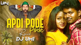 Apdi Pode Pode (Tapori Mix) DJ Umi | Ghilli | KK | Vijay | Trisha | Vidyasagar | Appadi Podu