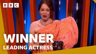 Emma Stone wins Leading Actress | BAFTA Film Awards 2024 - BBC