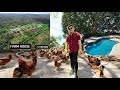 FarmHouse Touring RANCH WITH Big POOL, CAVE, LAGOON, 4 Bahay● Farm House  Tour 1036● Idol Raffy Kain