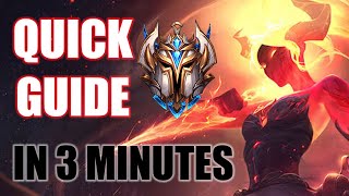 AKALI QUICK GUIDE IN 3 MINUTES from CHALLENGER AKALI MAIN - League of Legends (No commentary)