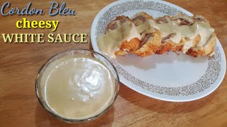Cordon Bleu SAUCE so cheesy! (The BEST Special white sauce)/ HOW to MAKE special cordon bleu sauce😍