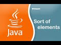 Sort of elements
