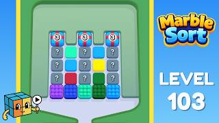Marble Sort Level 103 Walkthrough Solution