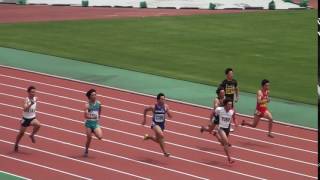 2016.06.12 鳥取市選手権 男子 100ｍ 5組