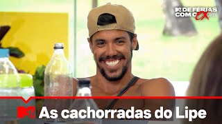 Os momentos mais cachorrão do Lipe Ribeiro | MTV De Férias com Ex Brasil T3