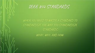 IEEE Standards, the big ones, anyway