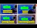 how to check meter reading or kwh in genus single phase digital electric meter