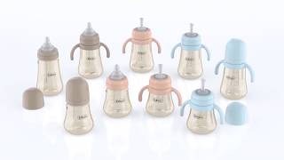 [Edison PPSU Feeding Bottle / Straw Cup] ALL IN ONE Series EN ver.