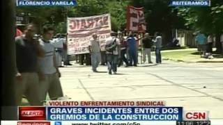 C5N - SOCIEDAD: VIOLENTO ENFRENTAMIENTO SINDICAL