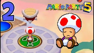 Its Hard Being A Toad - Mario Party 5 (Rainbow Dream) Part 2