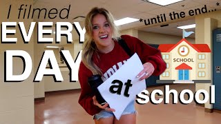vlogging EVERY DAY of SCHOOL until the last day of school ever