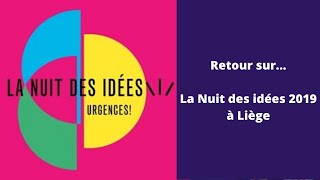 Retour sur... La Nuit des idées 2019 à Liège
