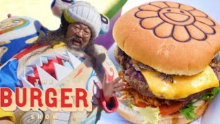 Takashi Murakami's Japanese Tempura Burger Is a Work of Art | The Burger Show