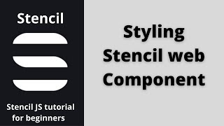 Styling stencil web component