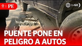 Urgent Maintenance Needed for Santa Clara Bridge | Primera Edición | News Peru