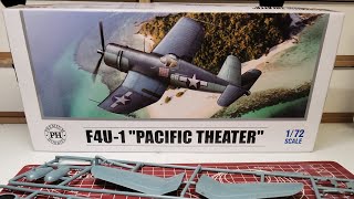 Premium Hobbies 1:72 scale F4U-1 corsair unboxing