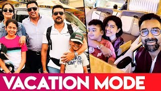Suriya & His Family Take Off On A Foreign Vacation ! | Kollywood Celebrities Holiday Spot | Hot News