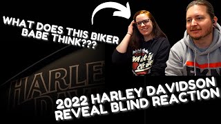 BIKER BABE PARKER THE COYOTE AND WHISKEY CHASER REACT TO THE 2022 HARLEY DAVIDSON MOTORCYCLE REVEAL!