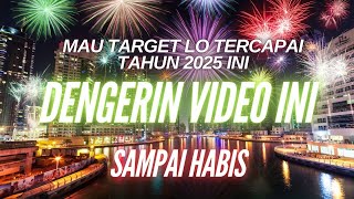 CARA BUAT RESOLUSI TAHUN BARU BIAR SEMUA TARGET TERCAPAI (SIMAK SAMPAI HABIS)...