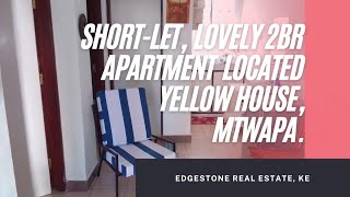 Tour this cute \u0026 cozy 2bed/1bath fully furnished apartment near Mtwapa luxury apartments