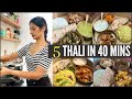 5 Easy thali recipes that can be prepared under 40 minutes | Indian Meal Ideas | Veg Thali