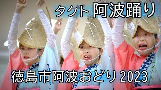 徳島市阿波おどり2023　うずき連　タクト阿波おどり