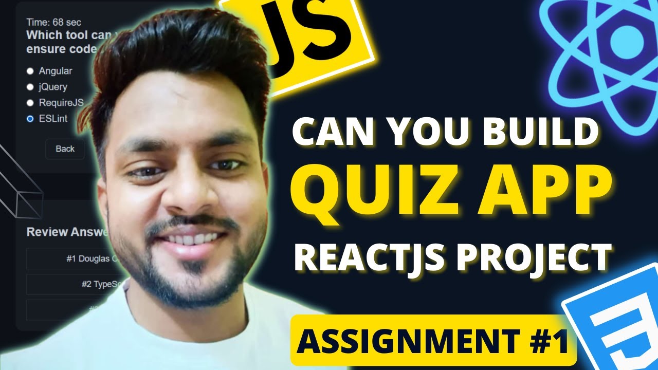 Test Your ReactJS Skills: Build A Quiz Web App | ReactJS Interview ...