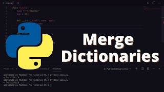 [39] How to Merge Two Dictionaries in Python | Python for Beginners