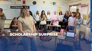 Student surprised with $10,000 scholarship as foundation's mission continues