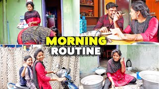 சீதூ Daily Morning Routine வேலை முடியலங்க 🤣 Vinoth Seetha